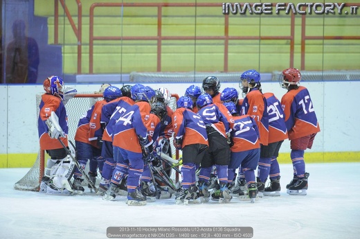 2013-11-10 Hockey Milano Rossoblu U12-Aosta 0136 Squadra